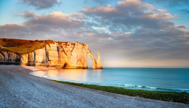 Nature Has Carved Fabulous Shapes Out Of The White Cliffs At Etretat The Extraordinary Site Drew Impressionist Painters Aplenty