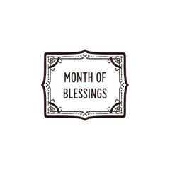 Month of Blessings Logo