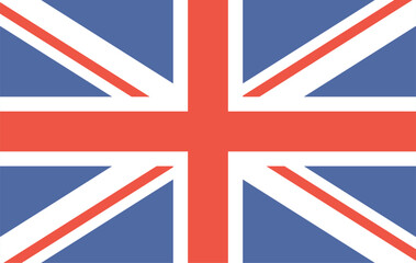 British flag. Uk symbol. National united kingdom sign