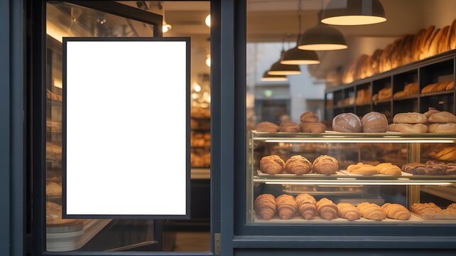 A bakery display case filled with a variety of fresh breads and pastries