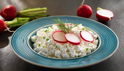Cottage Cheese With Radish And Chives