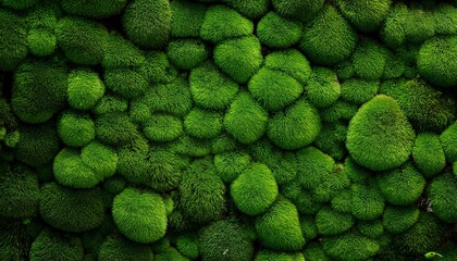 Green Moss Texture Background