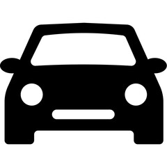 Car clip art design on plain white transparent isolated background for card, shirt, hoodie, sweatshirt, apparel, tag, mug, icon, poster or badge