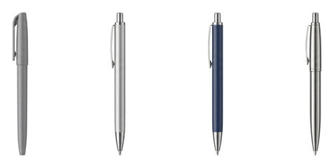 Fototapeta premium Ballpoint pens set.