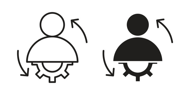 Adaptation icon. Vector linear icon collection. Vector EPS10