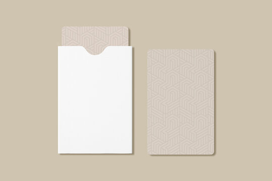Png hotel key card mockup, transparent design
