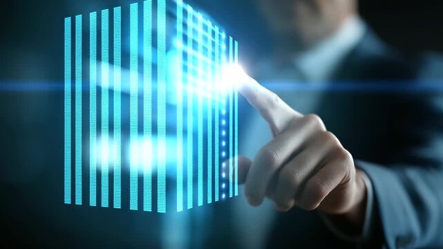 Unlocking data visualization concept, information access display, security breach representation, encryption compromise scenario, digital key system, defocused technological backgr