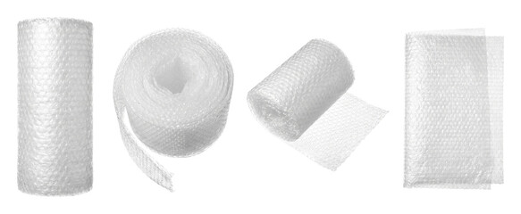 Obraz na płótnie Canvas Bubble wrap roll set.