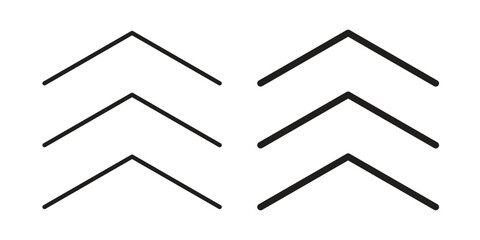 Chevrons icon. Vector linear icon collection. Vector EPS10