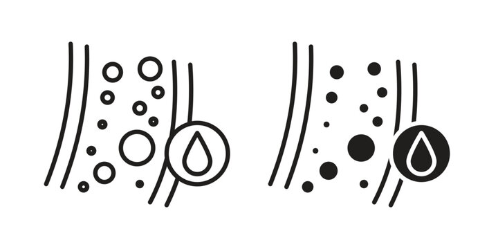 Cholesterol icon. Vector linear icon collection. Vector EPS10