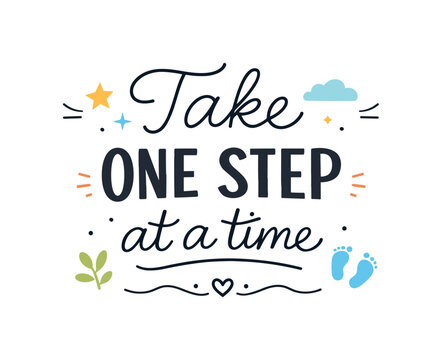 Handwritten typography poster. Centered hand-drawn text framed by minimal decorative elements, creating a calm and approachable composition.