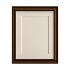 Fototapeta premium PNG Elegant wooden photo frame