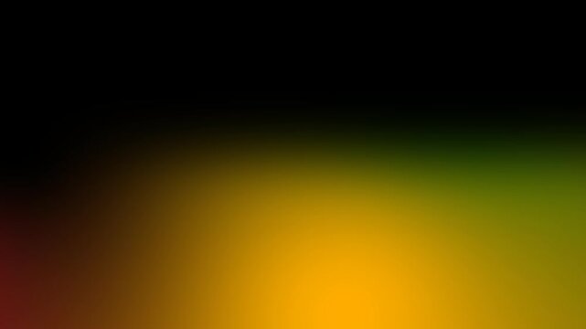 Black History Month, Black, yellow, red green colors blurred gradient. Juneteenth freedom day background. Abstract gradient liquid background featuring. Seamless stream 4K background loop