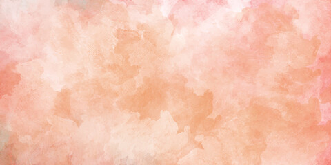 Fototapeta premium Orange Abstract bright orange watercolor splash watercolor light brown dust autumn.