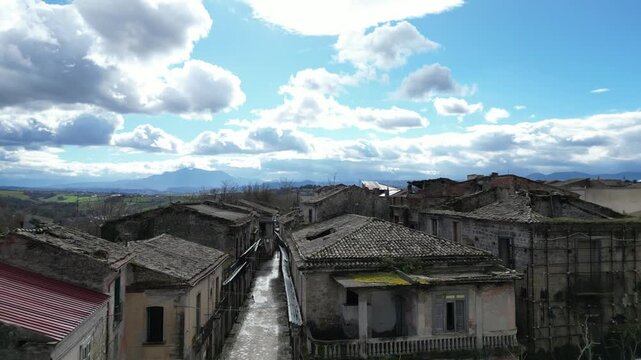 apice vecchio, ghost town, irpinia, italy