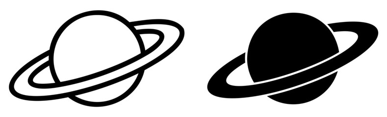 Planet saturn icons