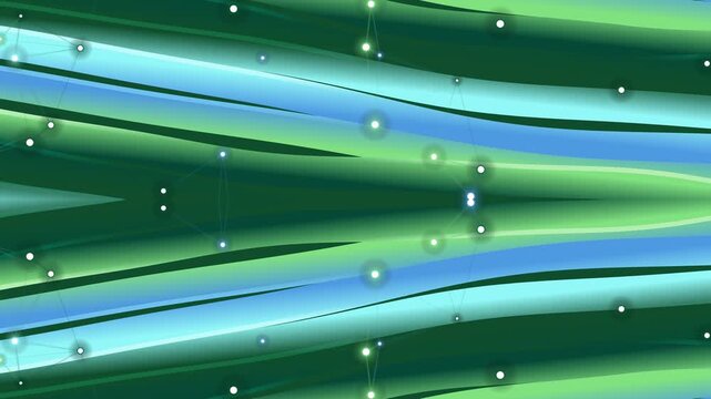 Green Leaves with Water Droplets Background.