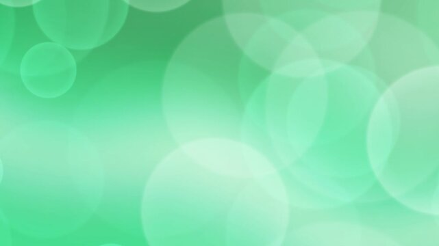 Soft Focus Green Bokeh Background Video.