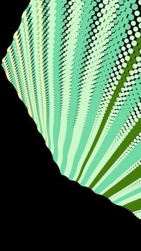 abstrack green on black background