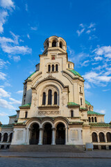 Obraz premium St. Alexander Nevsky Cathedral in Sofia, Bulgaria