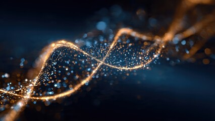 Fototapeta premium Abstract glowing network background
