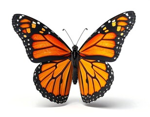 Fototapeta premium Monarch Butterfly - A Vibrant Symbol of Transformation and Beauty.