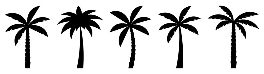 Palm icons set