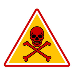 Danger skull sign