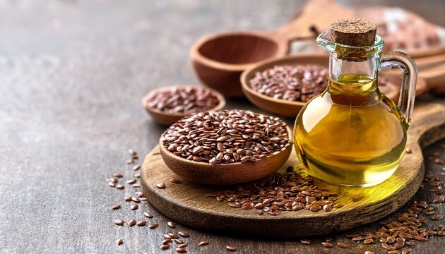 Organic Raw Flax Seed Oil