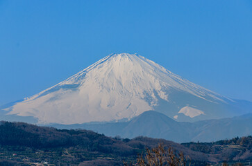 新春の富士山の眺望
