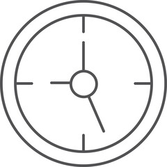 Obraz premium A clock with the hands at the numbers 3 and 9