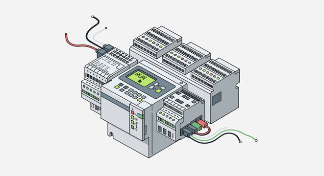 Programmable Logic Controller PLC Industrial Automation 1.