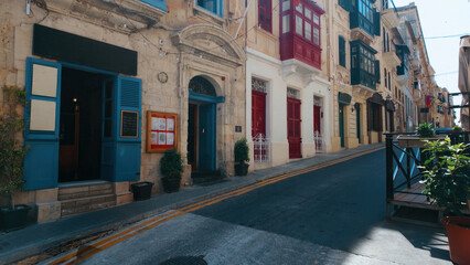 Fototapeta premium Historical Birgu City also known as Vittoriosa is known as one of the Three Cities in Malta