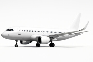 Obraz premium PNG Sleek airplane mockup design, transparent background