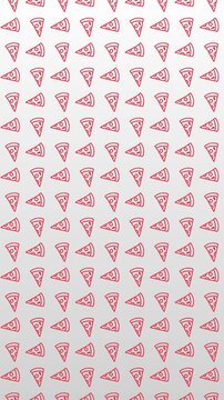 seamless pattern with pizza slices