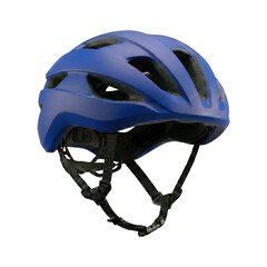 Fototapeta premium Blue cycling helmet offering head protection and safety