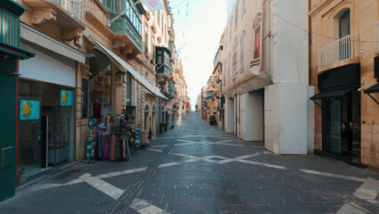 Obraz premium Valletta Old Town in Malta