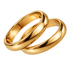 Pair of Gold Wedding Rings