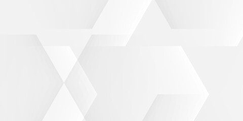 Obraz premium Abstract white 3d banner design background