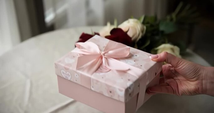 regalo, box, navida, actualidad, cinta, arco, cumplea&ntilde;os, vacaciones, objeto, celebraciones, decoraciones, aislada, rojo, imprevisto, embalaje, aniversario, valent&iacute;n, caja de regalo, rosa, papel, dora