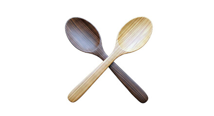 Two Wooden Spoons Crossed