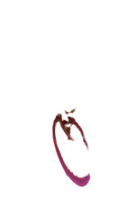 Vibrant Swirl Abstract Shape with Sparkles Isolated on Black