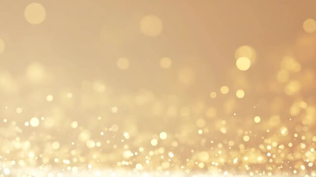 高級感のあるゴールドのきらめきの動画｜クリスマス・正月・バナー広告用デザイン素材