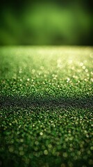 Abstract Shimmering Green and Black Background with Bokeh Effect Soft Focus and Sparkling Texture