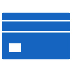 Obraz premium Flat Colored Credit Card Icon for E-commerce Interface System