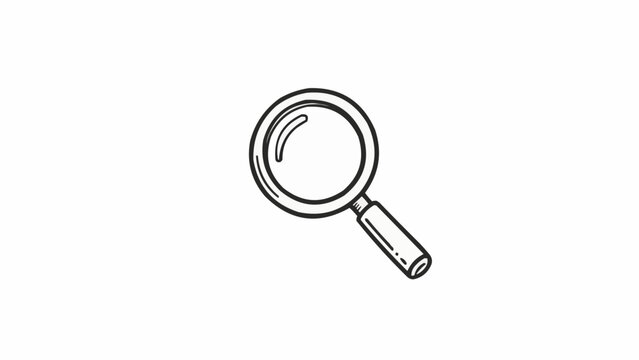 Magnifying glass for inspection purposes.