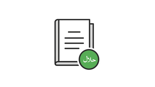 Arabic Language Book Page Document.