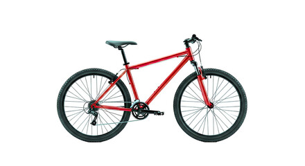 Naklejka premium Red Mountain Bike