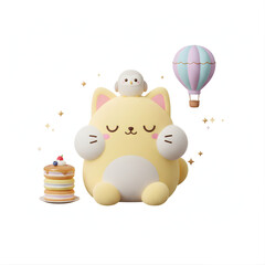 piggy bank and money