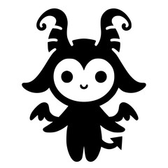 Cute baphomet silhouette
